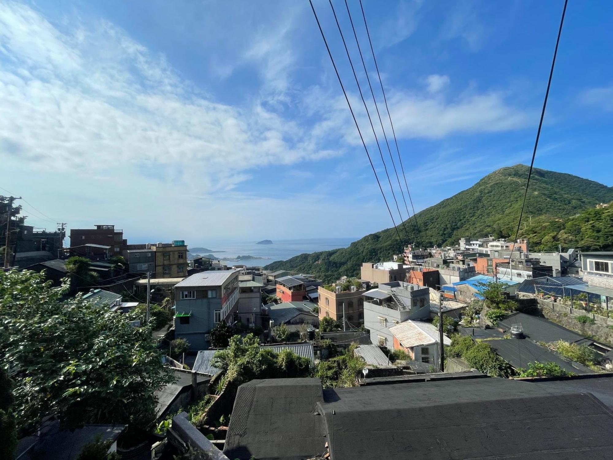 九份山海灣民宿 I 近老街 L 海景檜木房 Kültér fotó