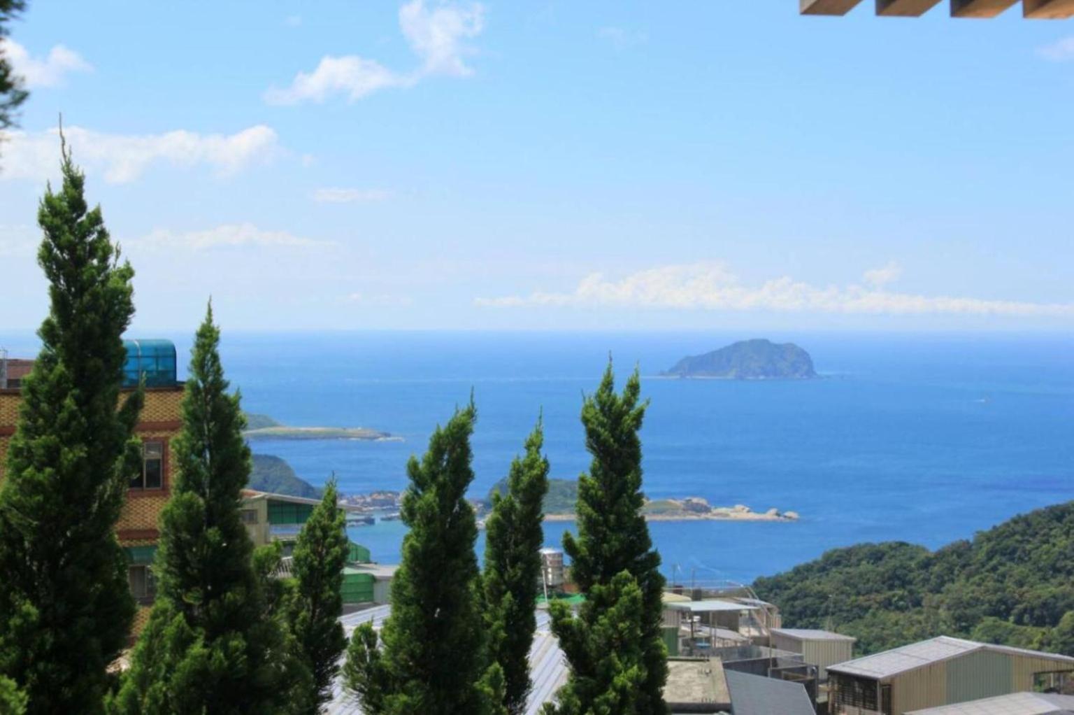 九份山海灣民宿 I 近老街 L 海景檜木房 Kültér fotó